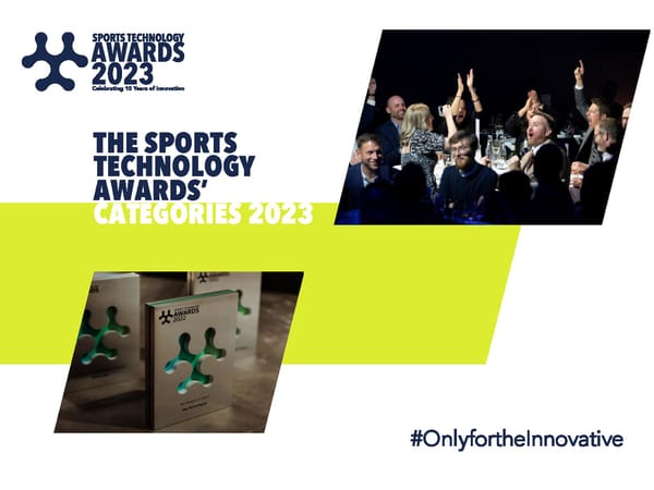 The Sports Technology Awards 2023 | Categories - Page 1
